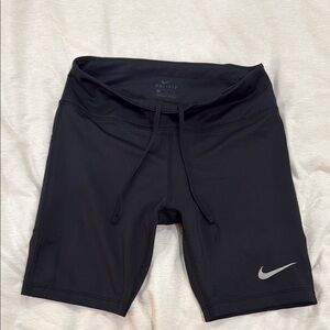 Nike Black Athletic Bike Shorts Moisture-Wicking Design Size S